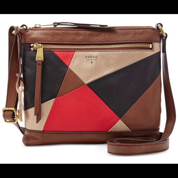 Fossil leather crossbody - Picture 3 of 6